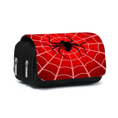 3D Spider Double-Layer Large Capacity Flip-Top Pencil Case
