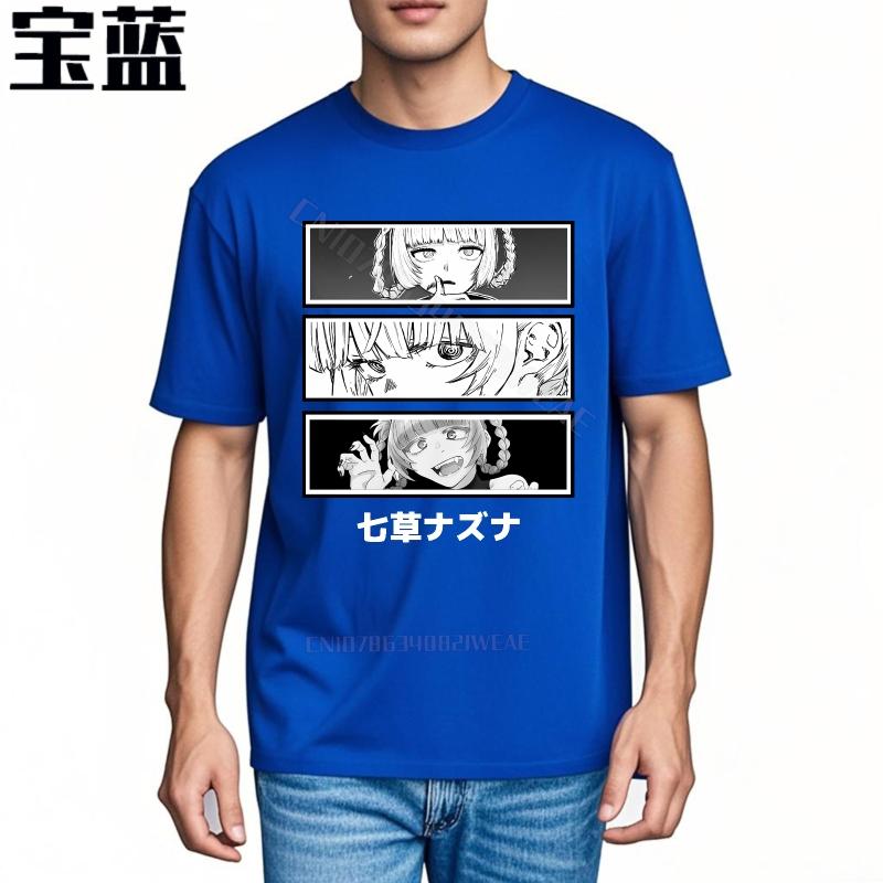 Tshirt Men Black Mens Tshirt Anime Panels With Japanese Text Comfortable Soft Cotton Teeshirt Fashionable Everyday Tees Adul