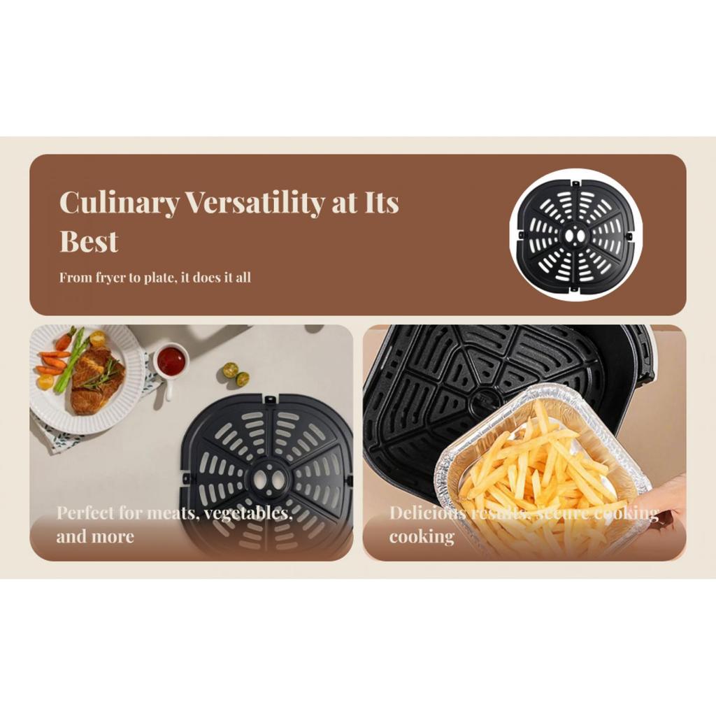 Air Fryer Replacement Grill Pan Parts Grate Insert 21cmx20.5cm