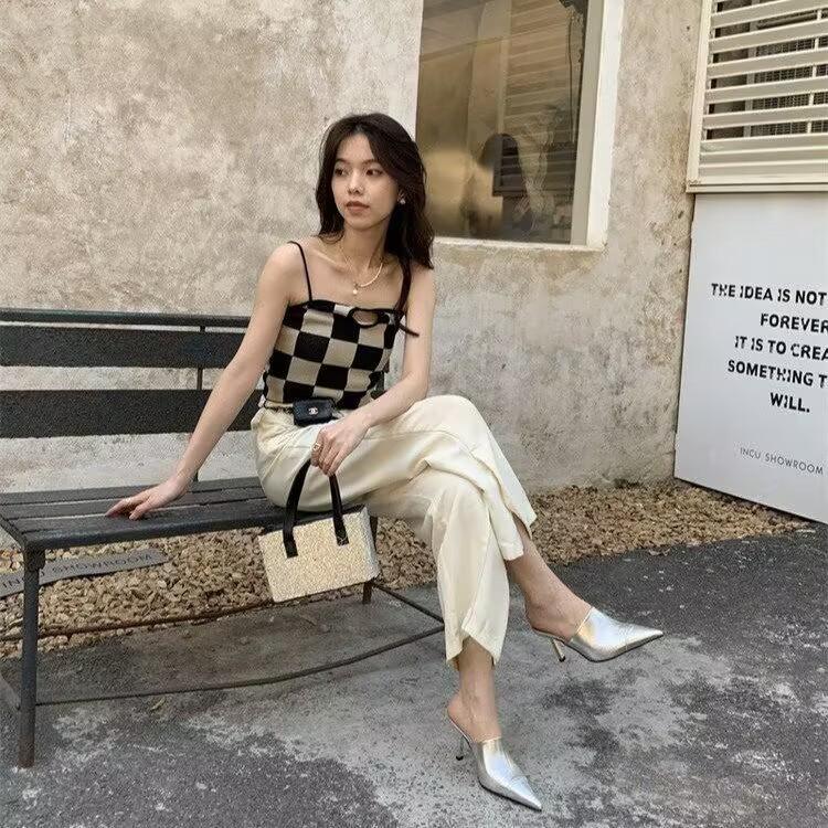 Sexy Genuine Leather Pointed-Toe Super High Heel Woman Slippers MIx Colors Stiletto Ladies Wedding Pumps Ladies Sapato Feminino