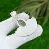925 Sterling Silver Oval Golden Rutile Stone Birthday Engagement Mother Pendant