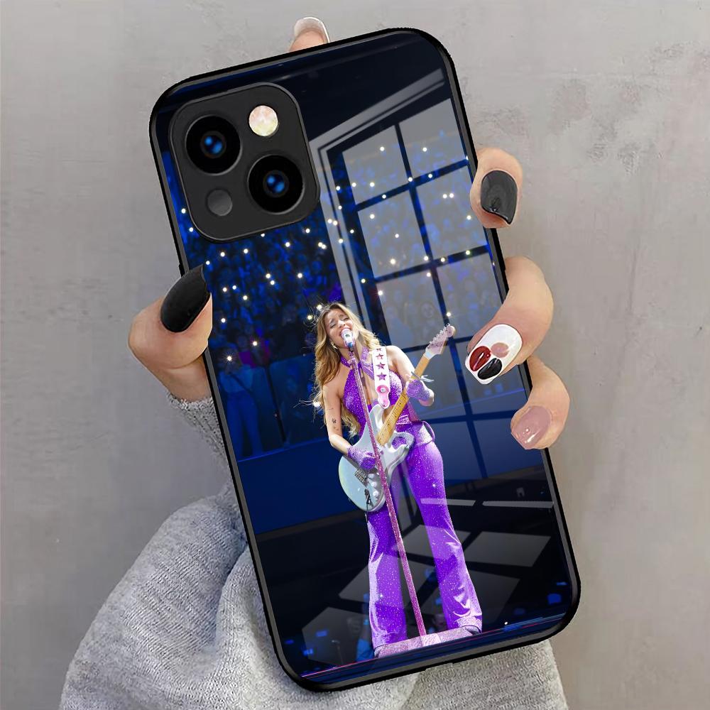 Emilia Mernes Phone Case For IPhone 17 Pro Max 16 15 14 Pro Max 13 11 X Xs Xr 8 7Plus Glass Cover