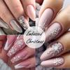 Snow Snowflakes Christmas 5D Nail Decals Nail Art Stickers Manicure Design DIY Nail Art Decoration