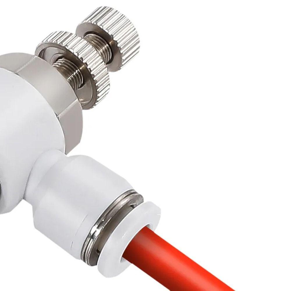 1Pcs Speed Regulation Air Tube Connector Connector Fitting Speed Control Valve