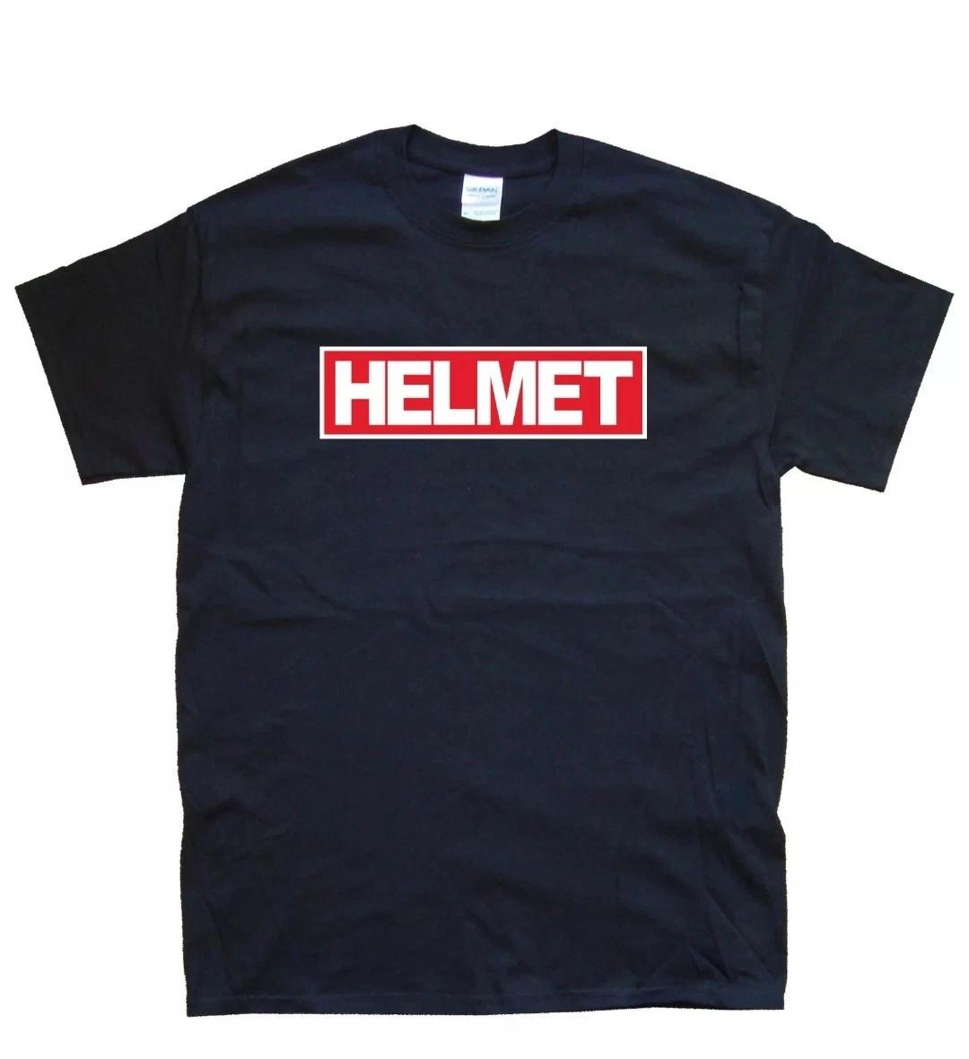 

HELMET NEW 100% Cotton T-shirt Mens Tees Top All sizes S M L XL XXL 3 4 XL Black White 3XL