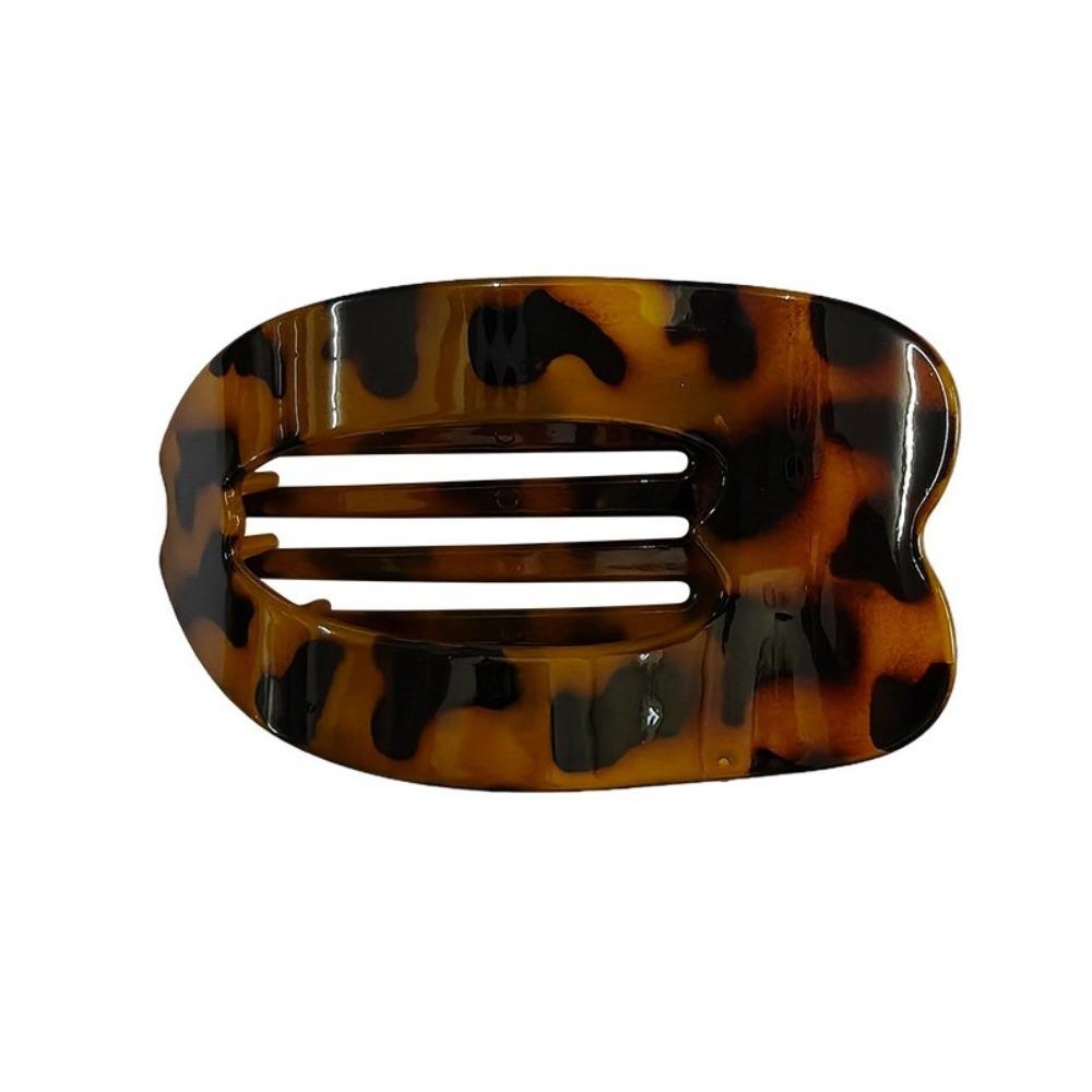 Matte Hair Claws Oval Hairpin Korean Style Barrettes  Women