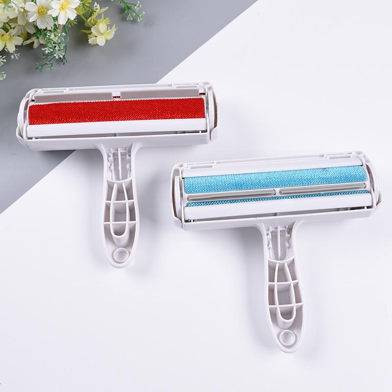 Pet Hair Remover Roller Dog & Cat Fur Remover with Self Cleaning Base Efficient Animal Hair Removal Tool