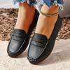 Flat Four Seasons Lightweight Casual Shoes Fashion One Foot Stirrup Women's Shoes Round Head Single Shoes