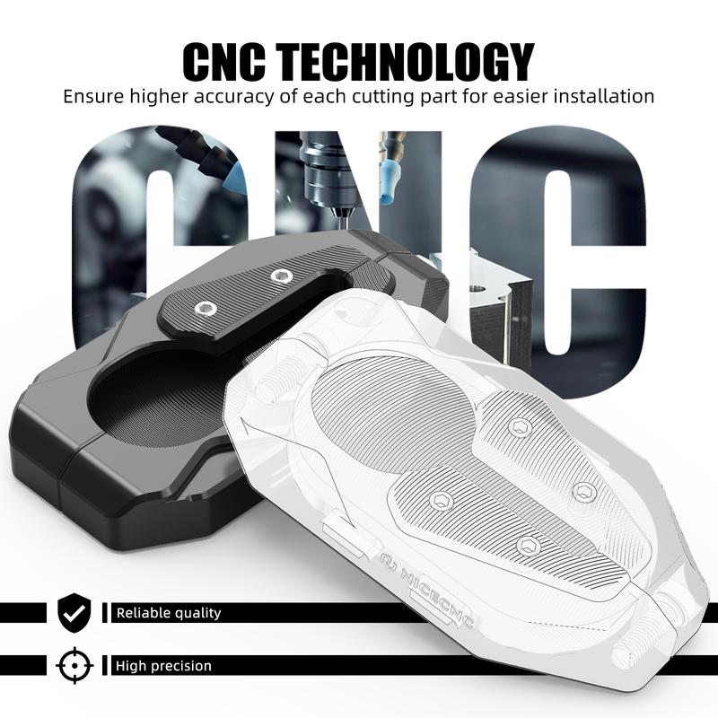 For 2019-2023 BMW R1250GS R1250 GS Kickstand Extension Plate Foot Stand Enlarger Pad for BMW R1200GS R1200 GS 2016 2017 2018