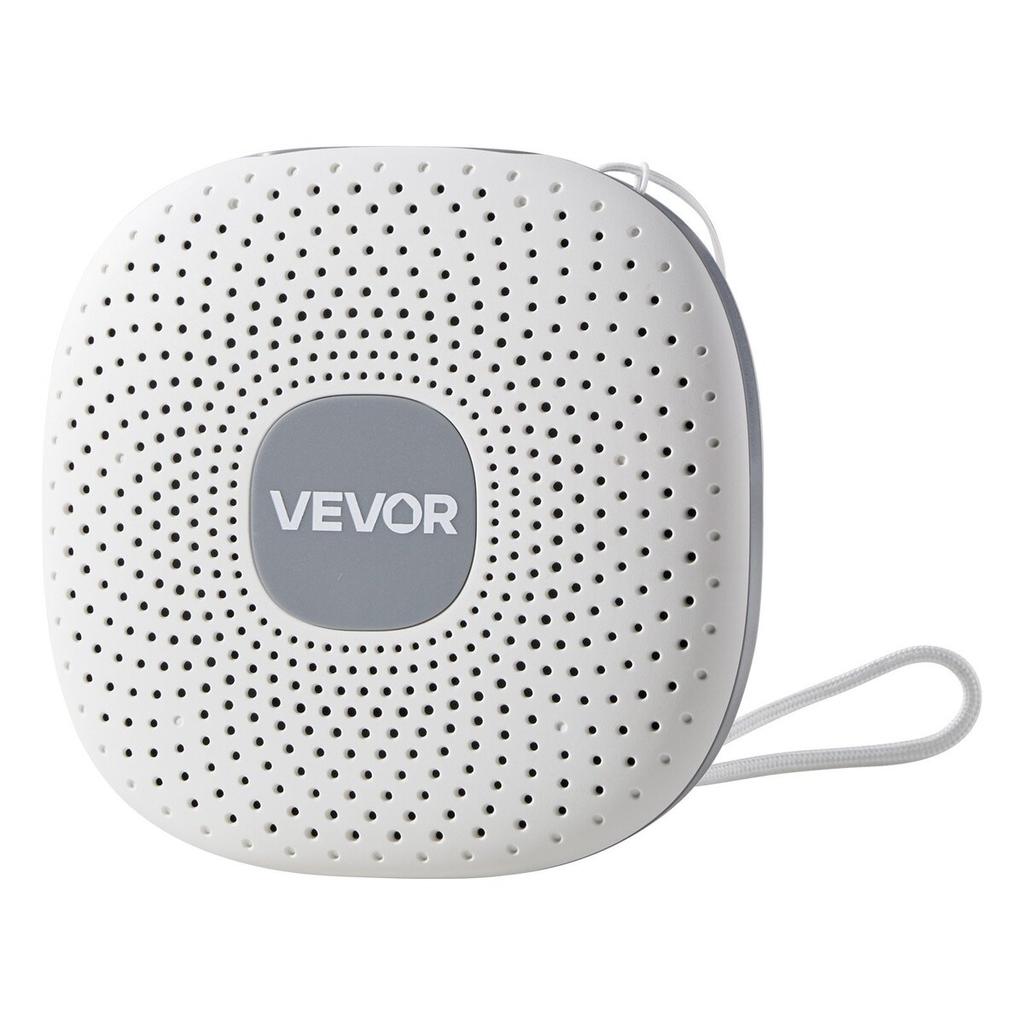 Sound Machine, 21 Soothing Sleep Sounds, 3-in-1 Portable and Hangable White Noise Sound Machine with Auto-Off Timer, Soft Ring Light and Memory