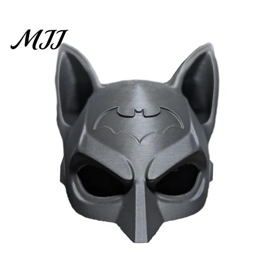 Cat Cosplay Mask Bat Reusable Lightweight PLA Kitty for Halloween Parties Fun Photo Prop Headgear