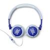 JBL Junior 320 / For children / On-ear headphones / Equipped with volume control function / Built-in microphone / Customized sticker included / Blue