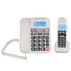 Corded and Cordless Phone 2in Screen Expandable Big Button with Answering Machine Call Blocking Photo Dial Bilingual
