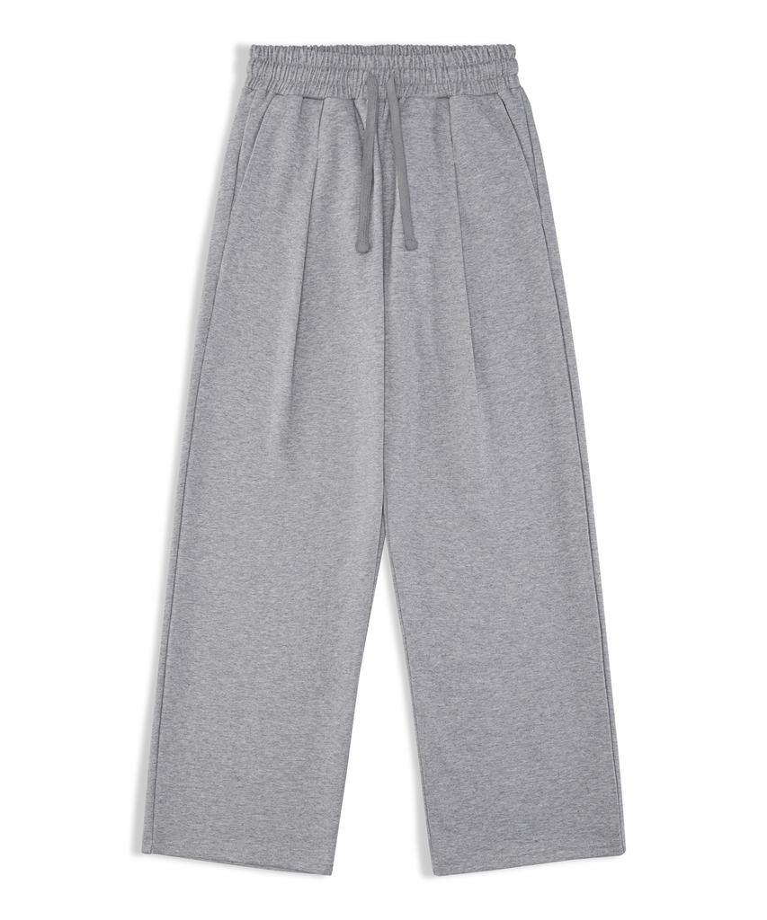 UNTAPPED STUDIO [2Pack] Deep One-Pleat Wide Long Sweat Training Pants 2 Colors