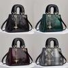 2023 New Fashion Snake Skin Leather Handbag Large Capacity Soft Pu Shoulder Bag
