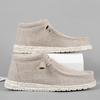 Unisex Linen Fabric Chelsea Boots Slip-On Elastic Ankle Boots Comfortable Breathable Loafers Casual Walking Shoes for Men Women