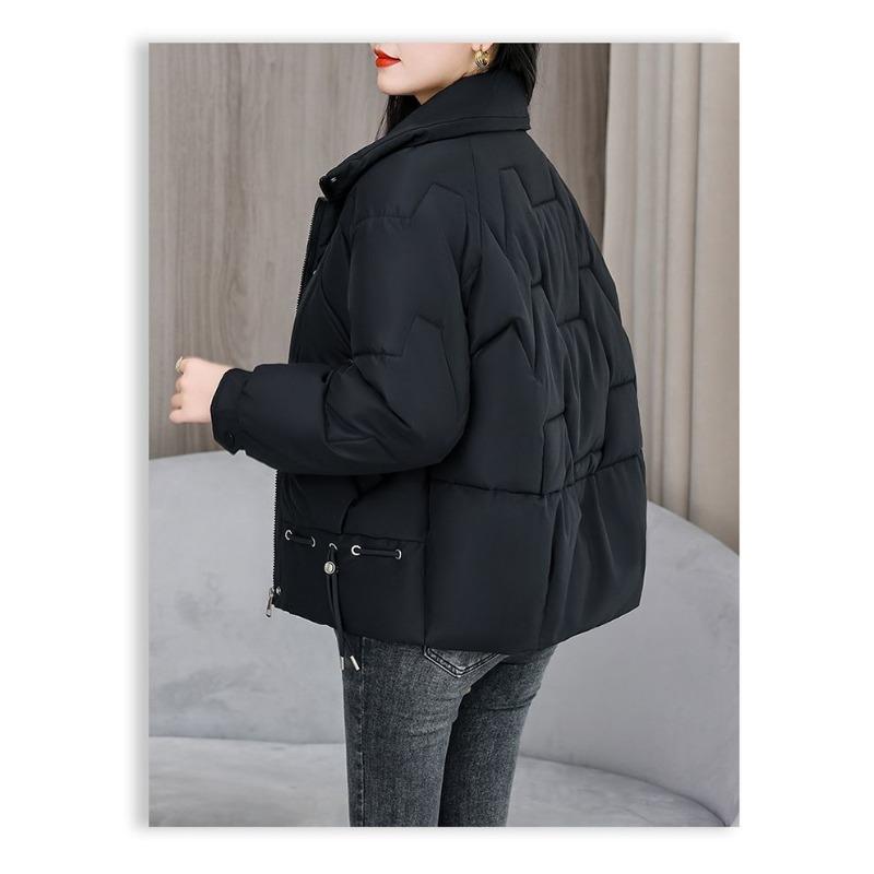 Winter Fashion Women Short Down Cotton Coat Loose Warm Thickened Slim Jacket