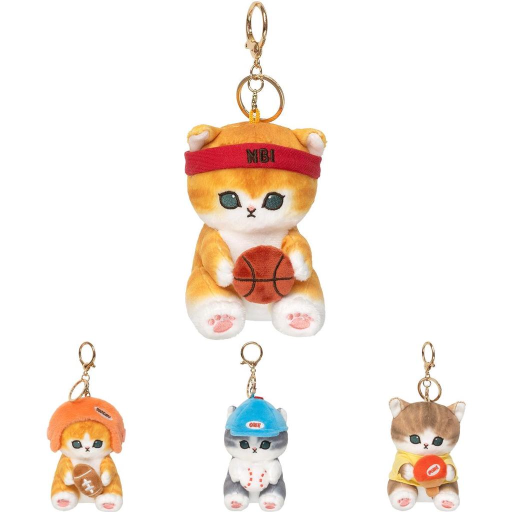 Mofusand Pisică San Diego Jucărie de Pluș Breloc Cu Material Moale Pentru Copii Și Colecționari
