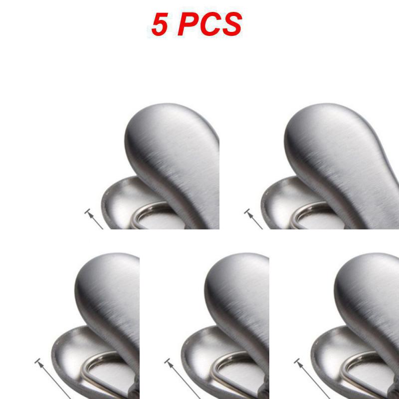 1 ~ 10 STÜCKE Lebensmittel-Clip-Verschlussclip aus Edelstahl, Geldscheinhalter, Multifunktions-Gründer-Verschlussclip, Küchen-Lebensmittel-Verschlussclip-Aufbewahrung