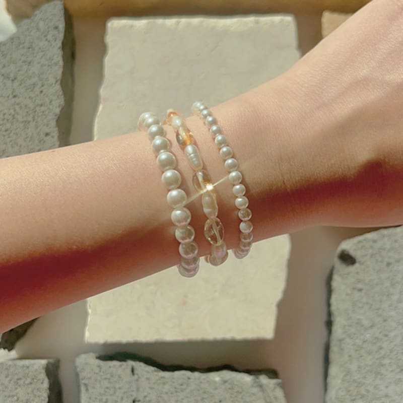 KIETIMOOR Citrine Pearl Bracelet Silver925