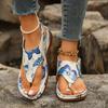 Fashion 2025  Women's Shoes Pinch Toe Women's Sandals Fashion Color Matching Beach Sandals Women Summer Plus Size Flat Sandals