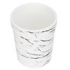 White Household Bathroom Marble Lidless Garbage Can Ashtray Trash Can ContainerWhite Small