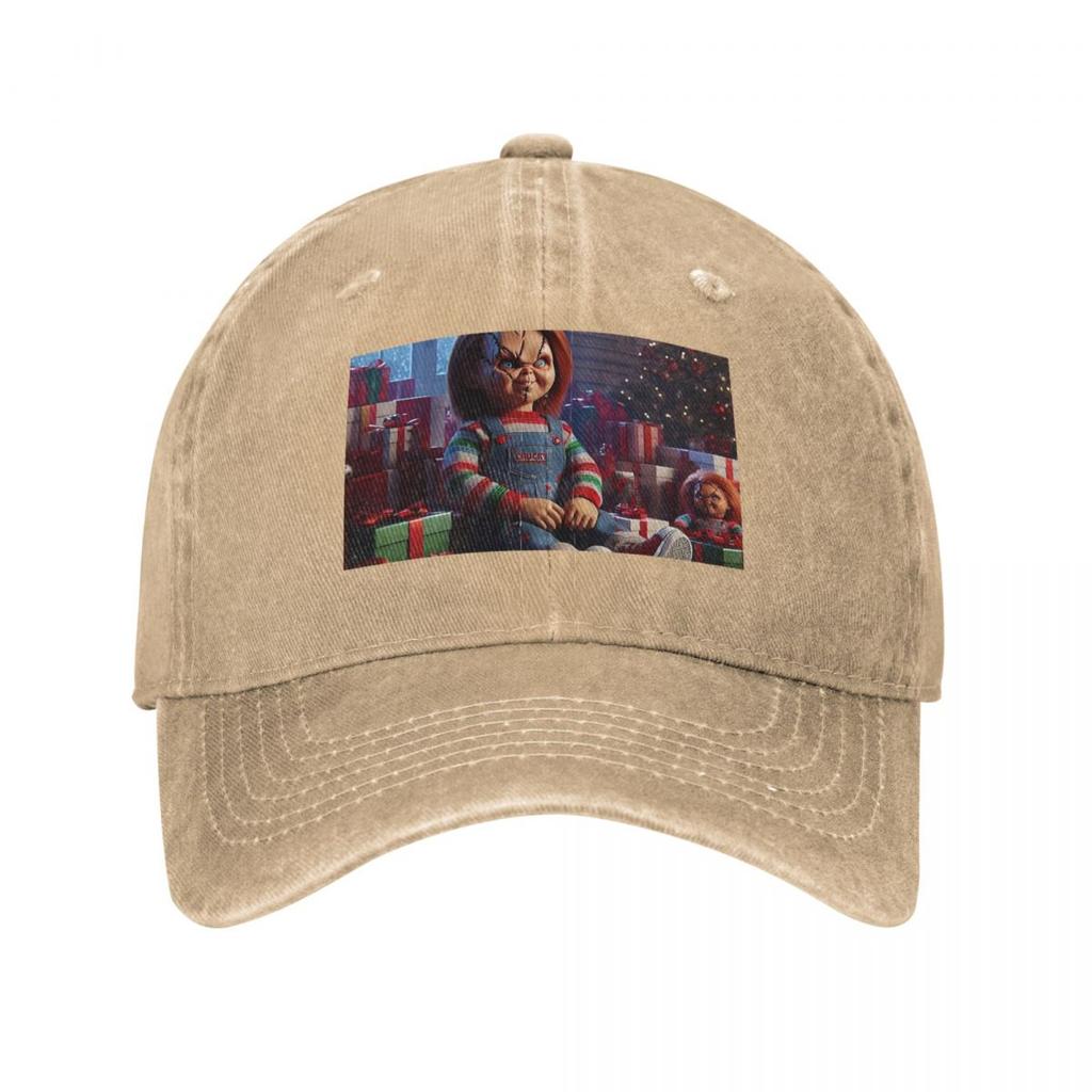 Chucky at Christmas Baseball Cap Golf Hat Beach Outing fishing hat Sunhat Caps Unisex Womens
