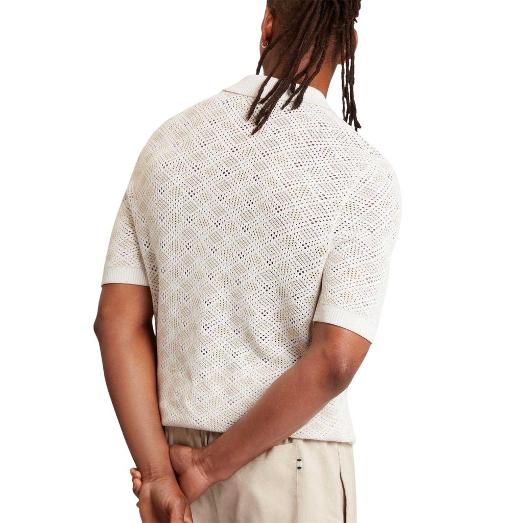 Ted Baker Mens Geometric Polo Shirt