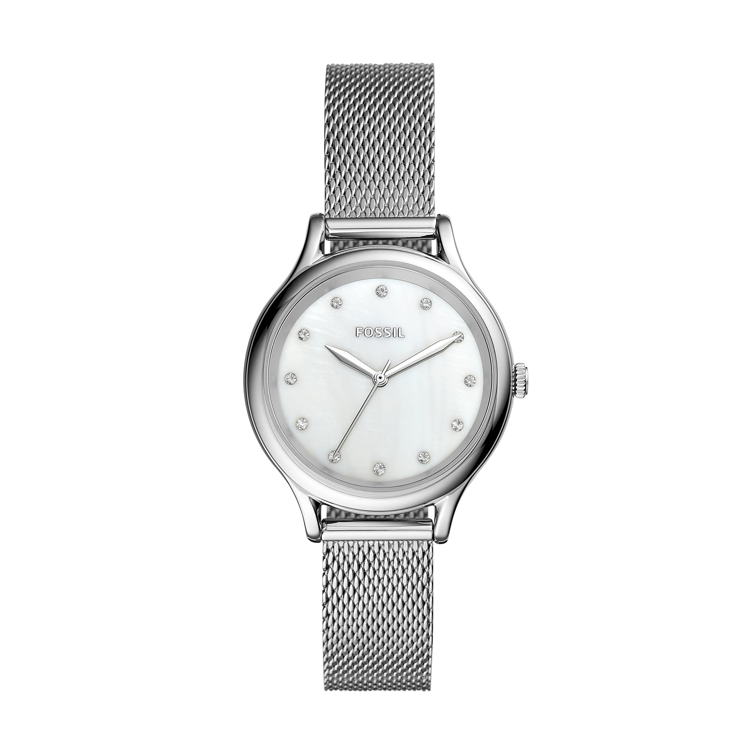 Fossil Laney BQ3390 Ladies Silver Wristwatch