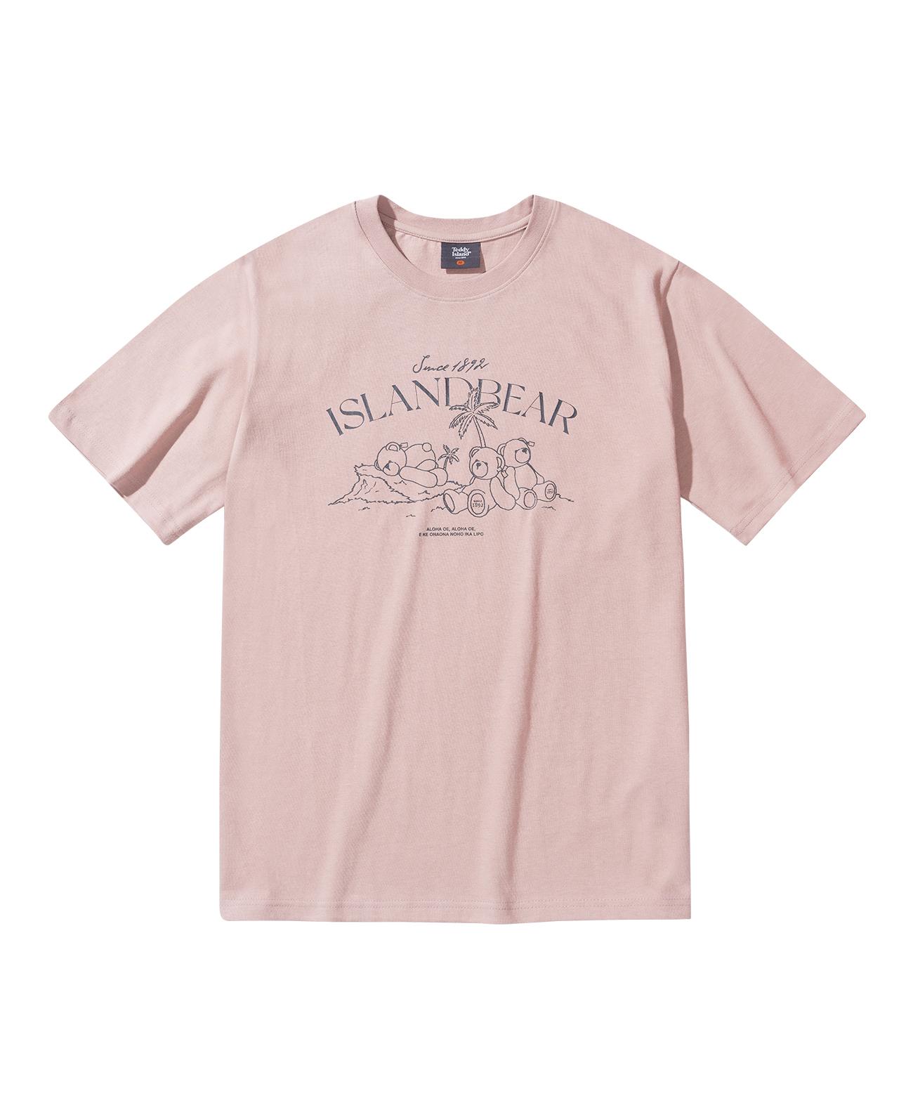 Teddy Island Island Bear Short Sleeve Indie Pink Indie Pink/L