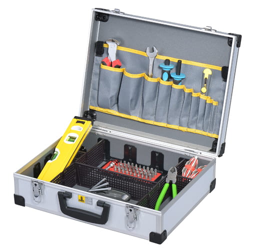 Aluminum suitcase - 355x310x130