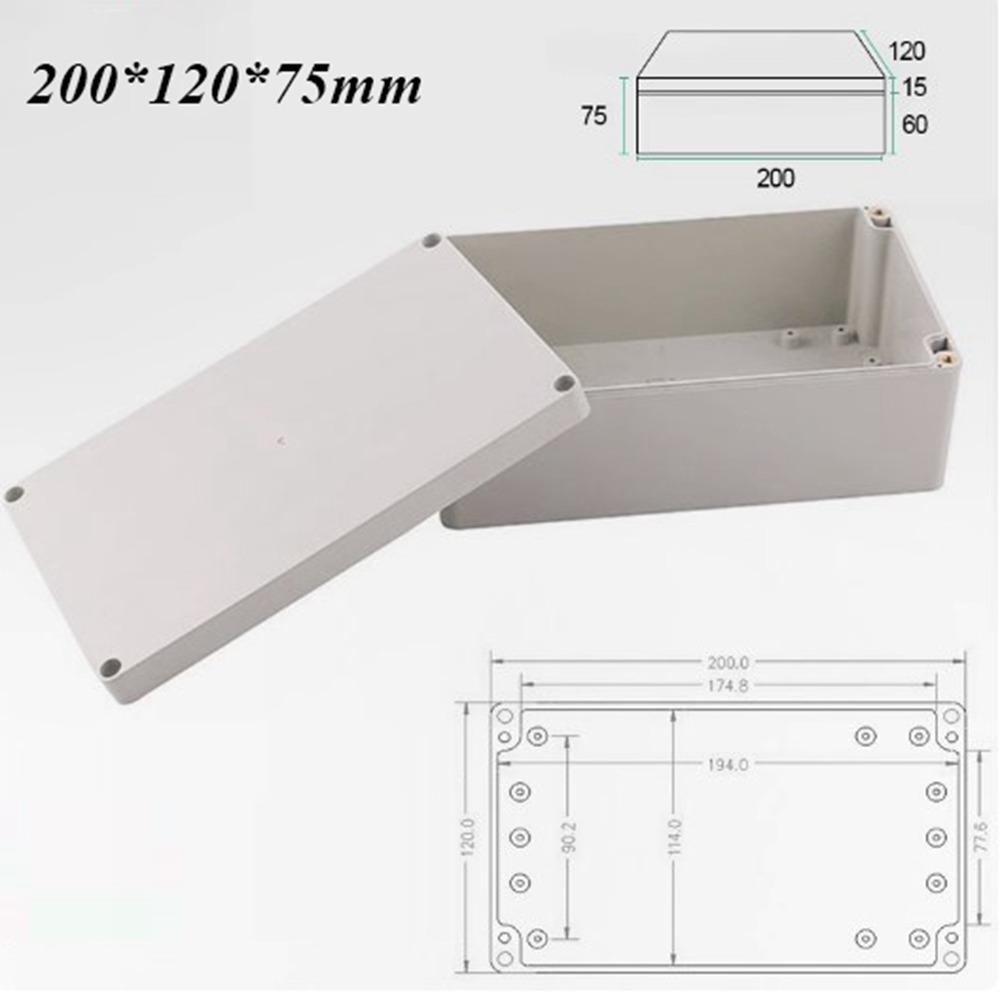 Plastic Enclosure Box Waterproof Electrical Project Box Electronic Project Instrument Case