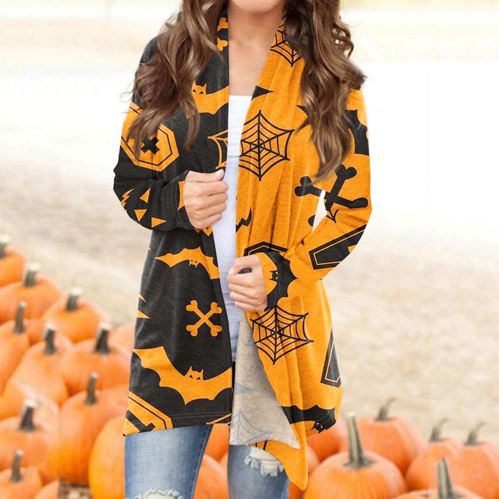 

Женская модная повседневная куртка-кардиган средней длины с принтом M чёрный