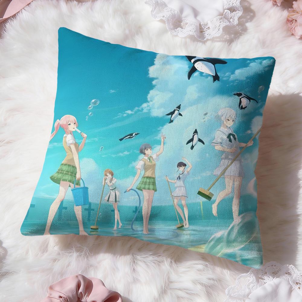 Anime B-BanG D-Dream Its MyGO Cushion Cover Premium Comfort Reversible Pillow Cove -Two in One Design for Any Room Car Interior