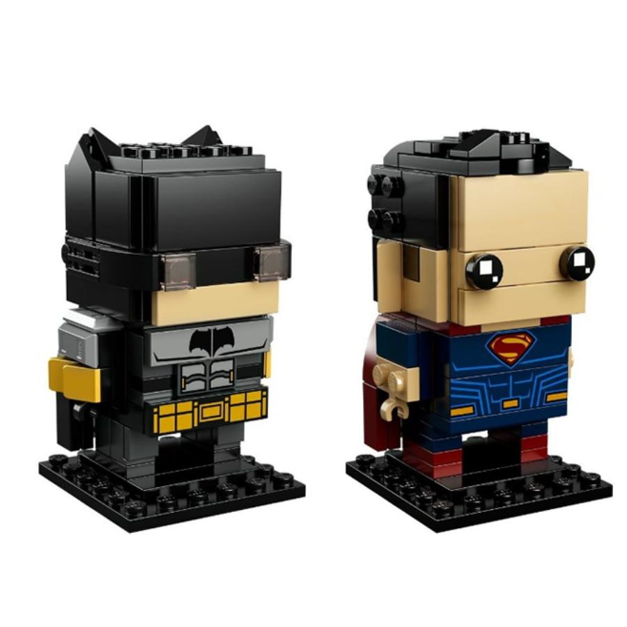 

LEGO BrickHeadz, Batman And Superman Set Building Blocks 209 Pcs/pzs 41610