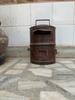 Vintage Indian Iron Post Box: Rustic Metal Mailing Box, Wall Decor