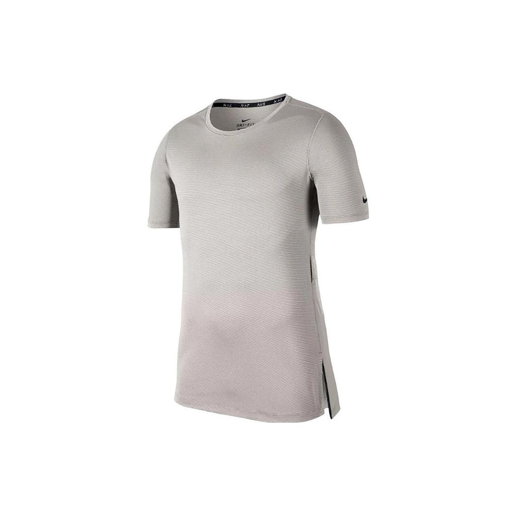 Nike Quick-Dry Casual Short Sleeve T-Shirt Men Tops Light-Gray AA1592-008