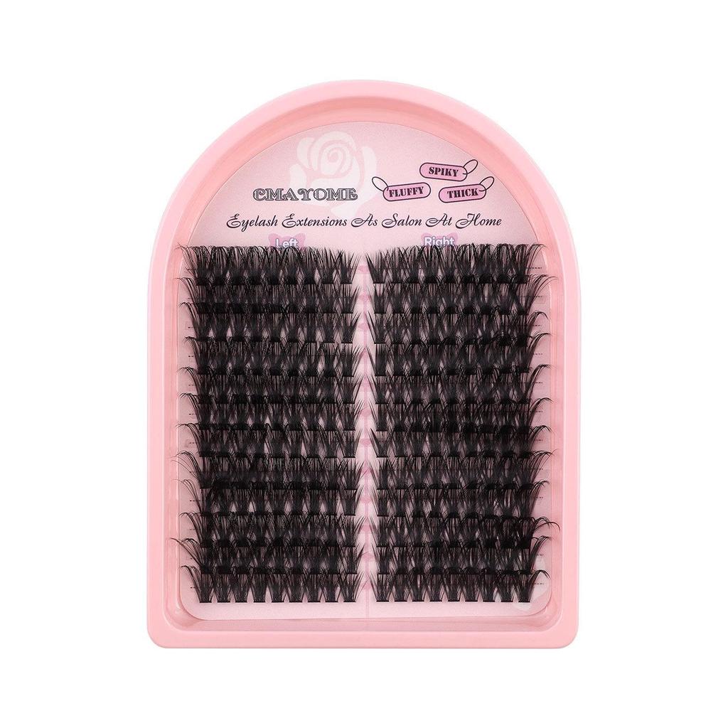 Hot-Selling 540 Cluster DIY Flower Lashes: Natural Thick D Curl Mixed Pack