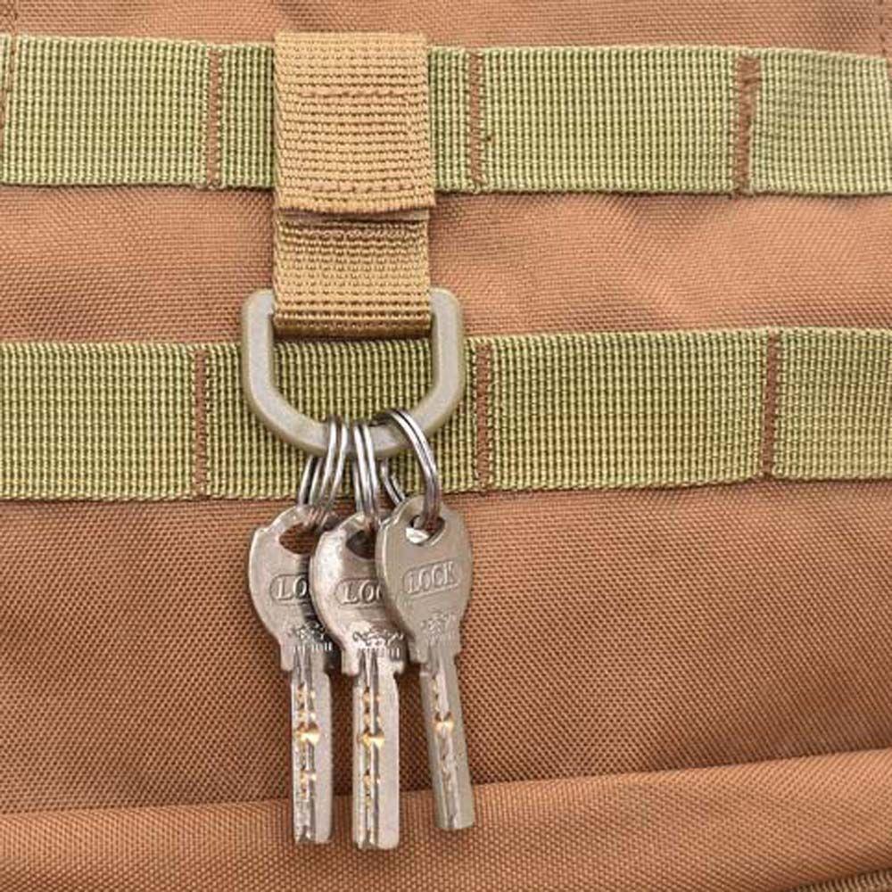 Fastener Keychain Outdoor Backpack Hook Bag Hanging Buckle Carabiners Buckle Molle Webbing Clip