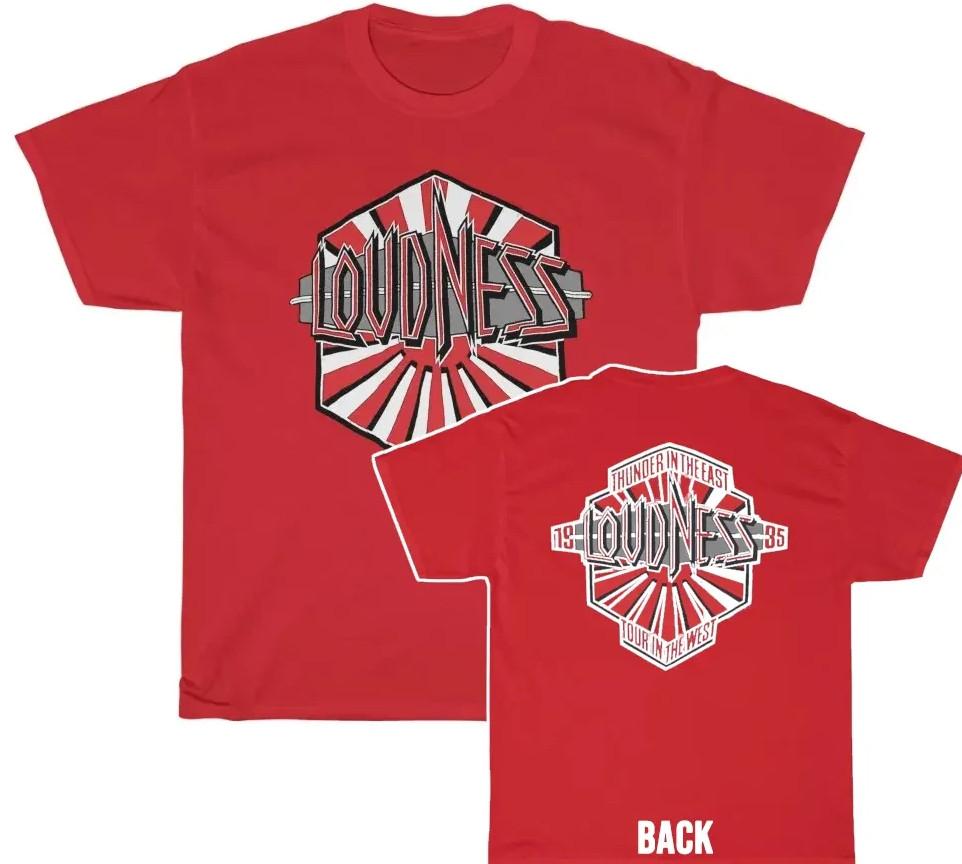 Loudness 1985 Thunder In The East Tour In The West T-shirt size S-5XL XXXXL