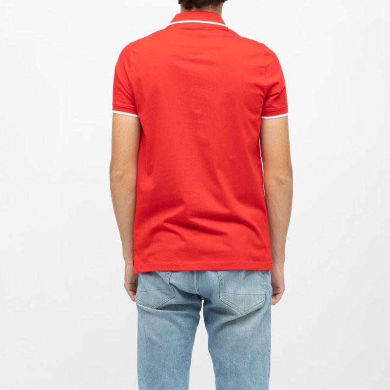 Polo coton chiné liseré manches logo brodé Homme CERRUTI