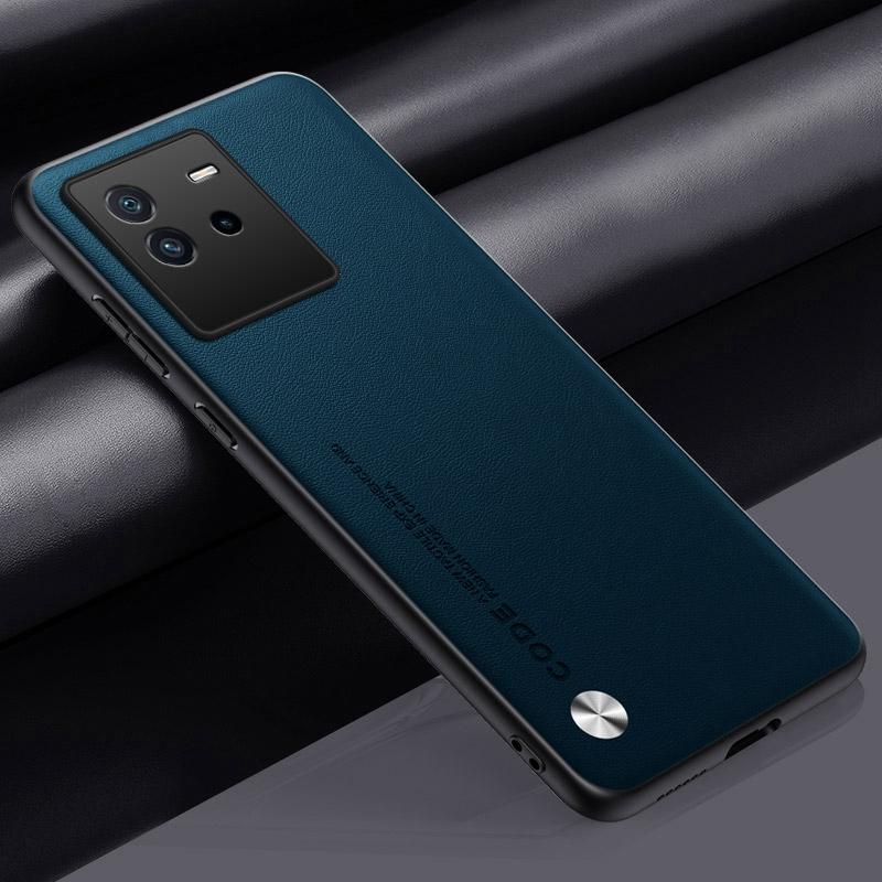 Luxury PU Leather Case For Vivo iQOO Neo 6 Back Cover Matte Silicone Protection Phone Case For Vivo iQOO Neo 6 SE 6SE Neo6 SE 5G