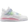 Air Jordan 4 Retro PS Giorno di San Valentino Scarpe da Ginnastica per Bambini Bianco Rosa Medio-Morbido Mezzo Blu IB7069-100