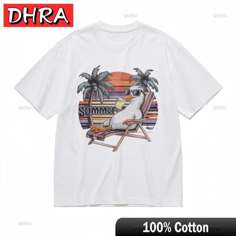 

Womens Oversize Trend Breathable Classic TShirt Palm Tree Sunset Retro Tee Streetwear Clothing Tops for Summer Style TShirt S