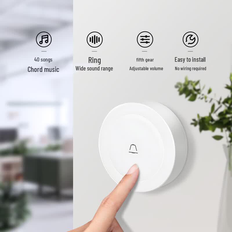 Hikvision Wireless Doorbell for Access Control CN plug (adapter included)