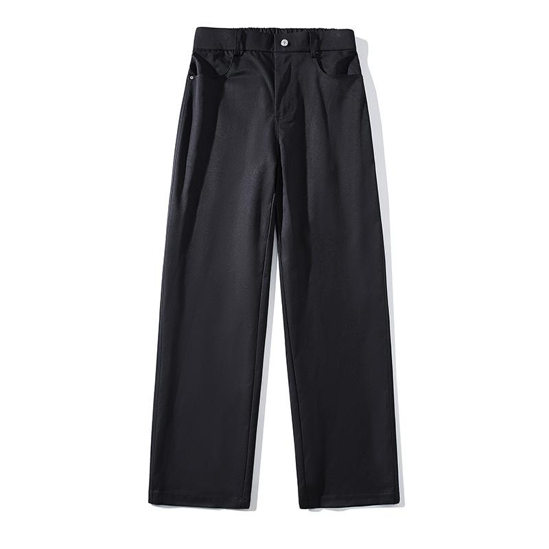 

Простые базовые прямые брюки Мужские свободные драпирующиеся широкие брюки-джокеры в стиле кэжуал 3XL