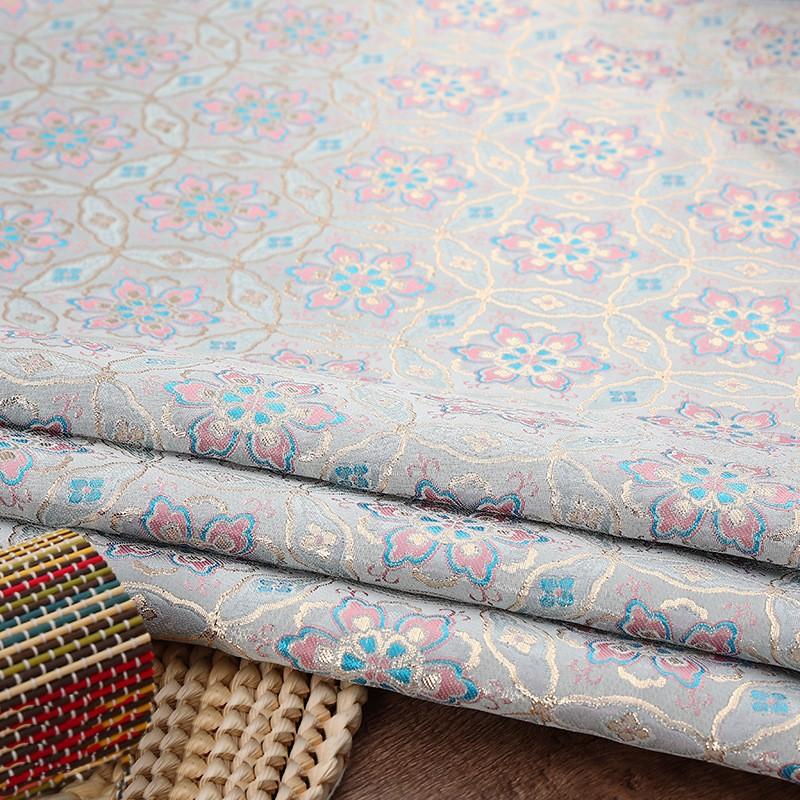 100x150cm Brocade Jacquard Fabric Satin Clothing Hanfu Sewing Fabric Cloth DIY Material Dress Hanfu Pajamas Clothes Supplies