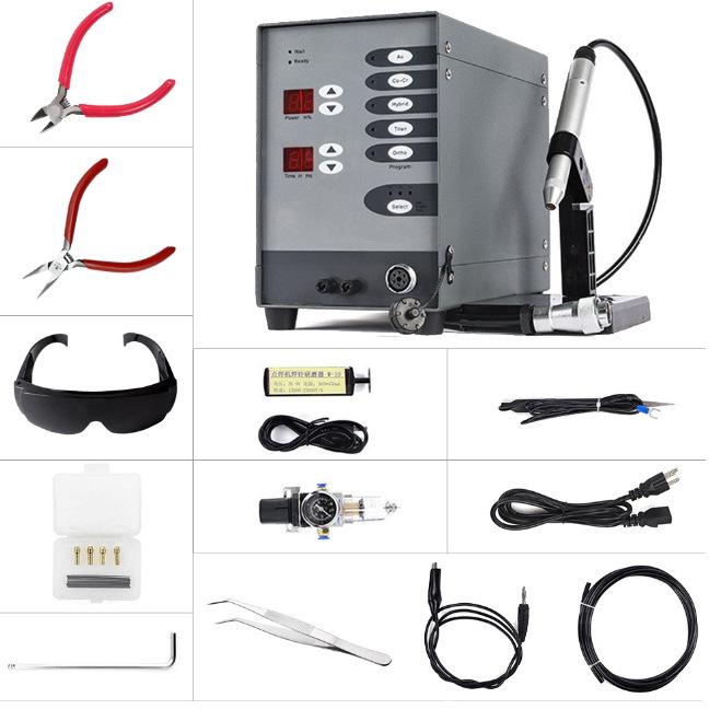 Machine de Soudage par Points Automatique CNC Haute Puissance pour Orthodontie Dentaire, pour Soudage à l'Arc Argon et Bijouterie Or/Argent.
