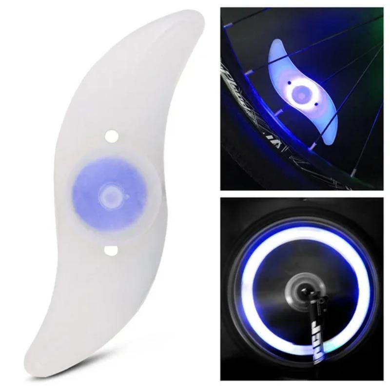 1PC Bike Wheel Spoke Light Tire Lights 3 Mode Wheel Color Spoke Light LED Waterproof Bike Safety Warning Spokes Lamp Bike Decor