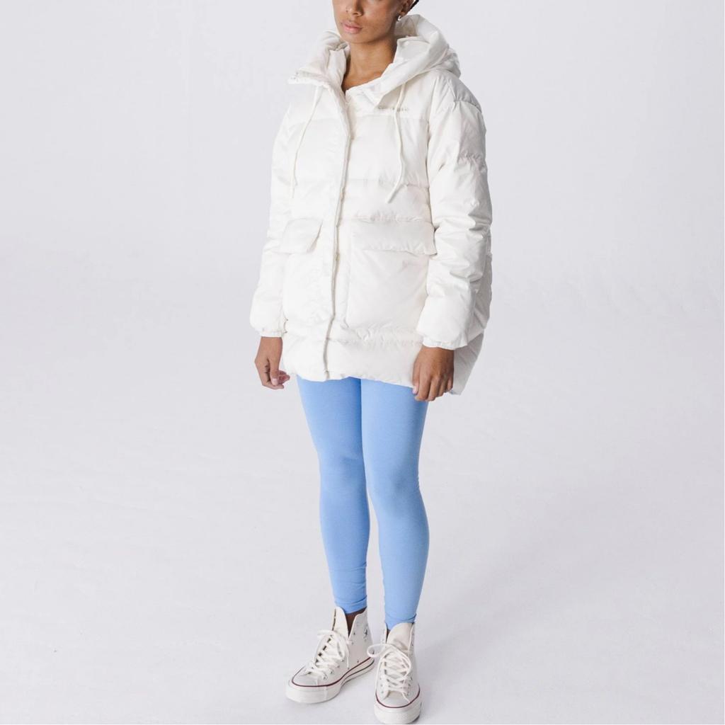 New Converse Down Jacket Women's White 10025220-A01